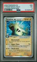 Tyranitar EX (Delta Species) - 99/101 - Holo Rare ex - PSA 5